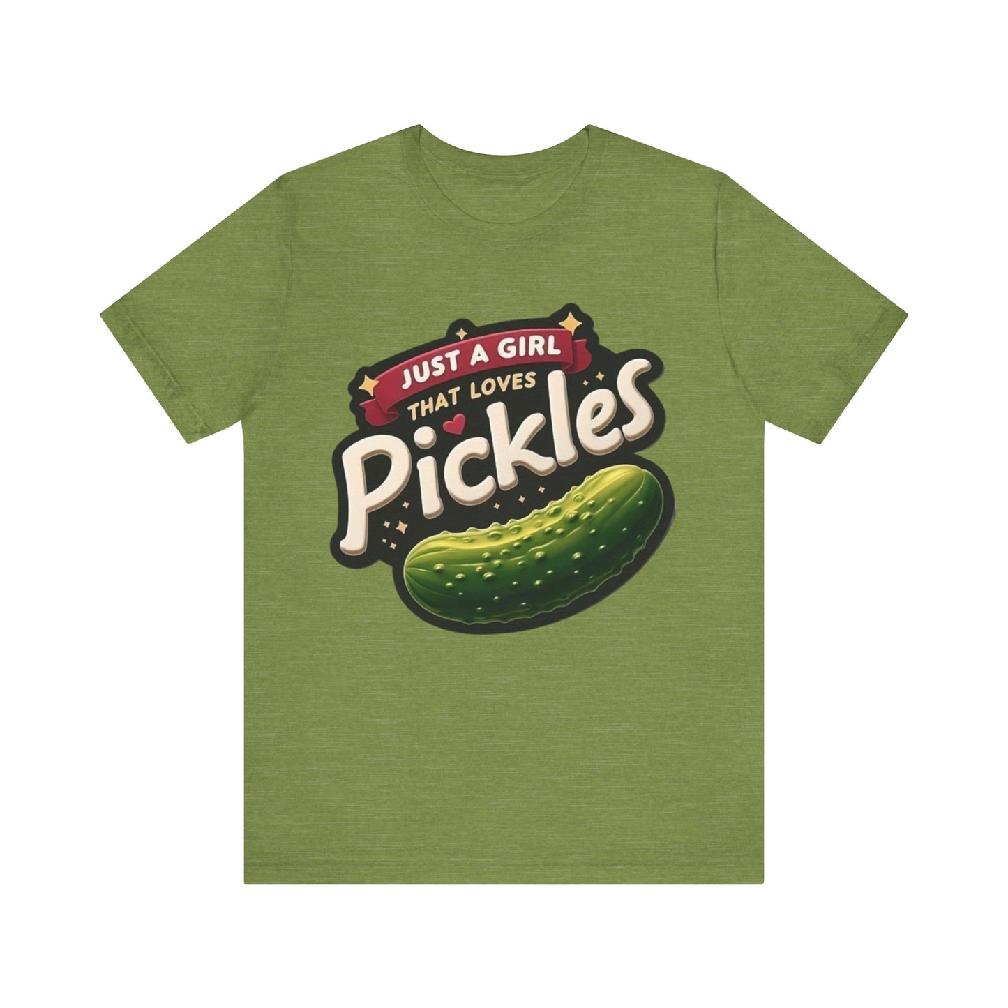 Just A Girl That Loves Pickles Short Sleeve Shirt