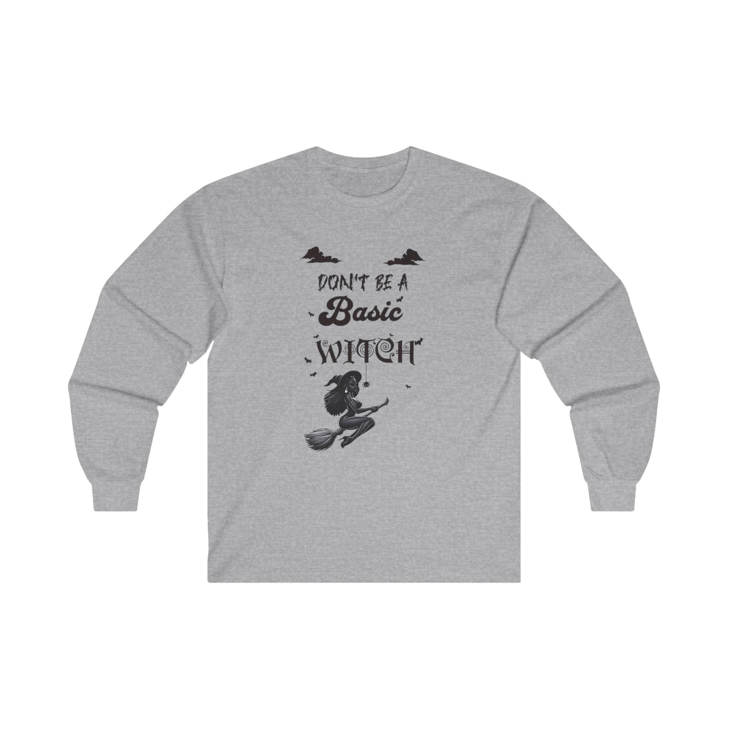 Not Your Basic Flying Witch Long Sleeve Shirt