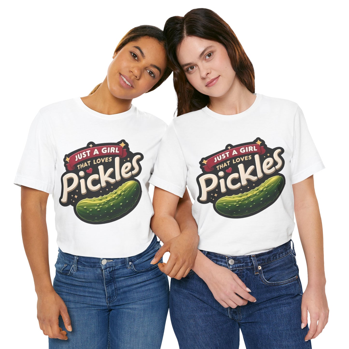 Just A Girl That Loves Pickles Short Sleeve Shirt