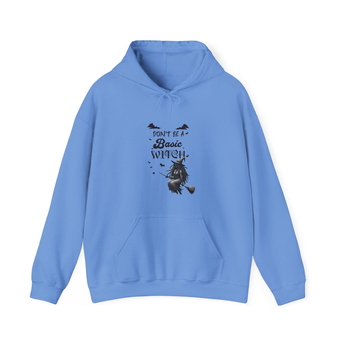 Not Your Basic Flying Witch w/ Wild Locs Hooded Sweatshirt