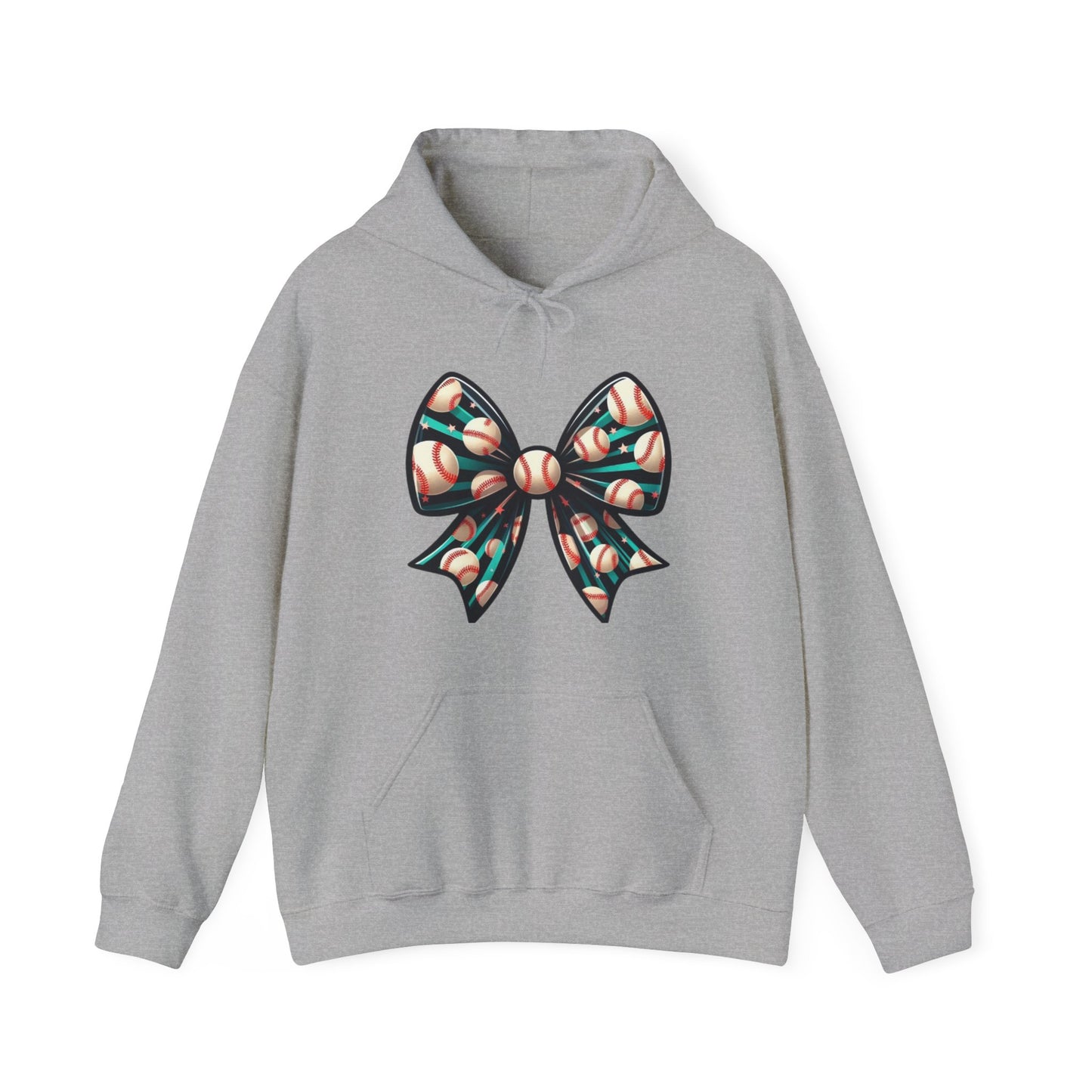 Baseball Prize Bow Hooded Sweatshirt