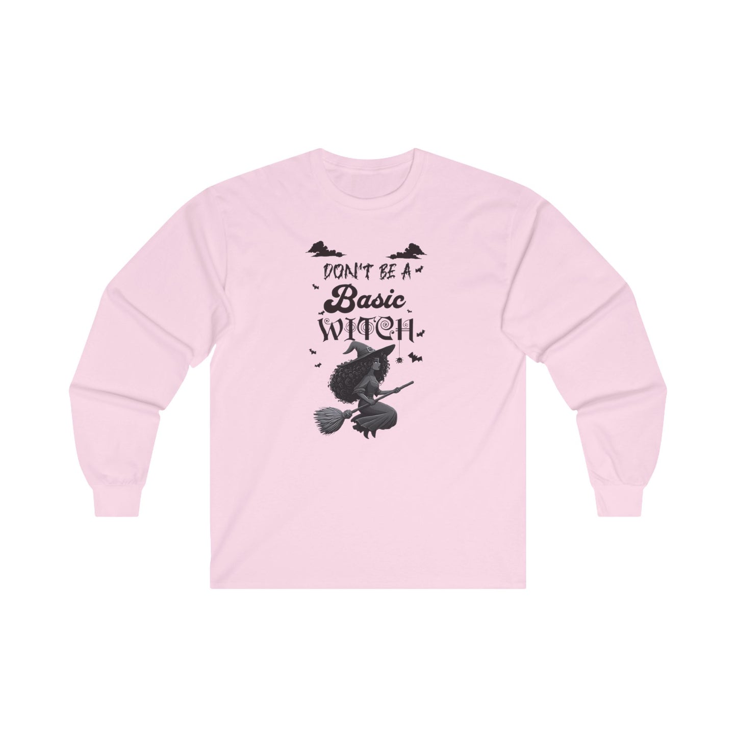 Not Your Basic Flying Witch Long Sleeve Shirt
