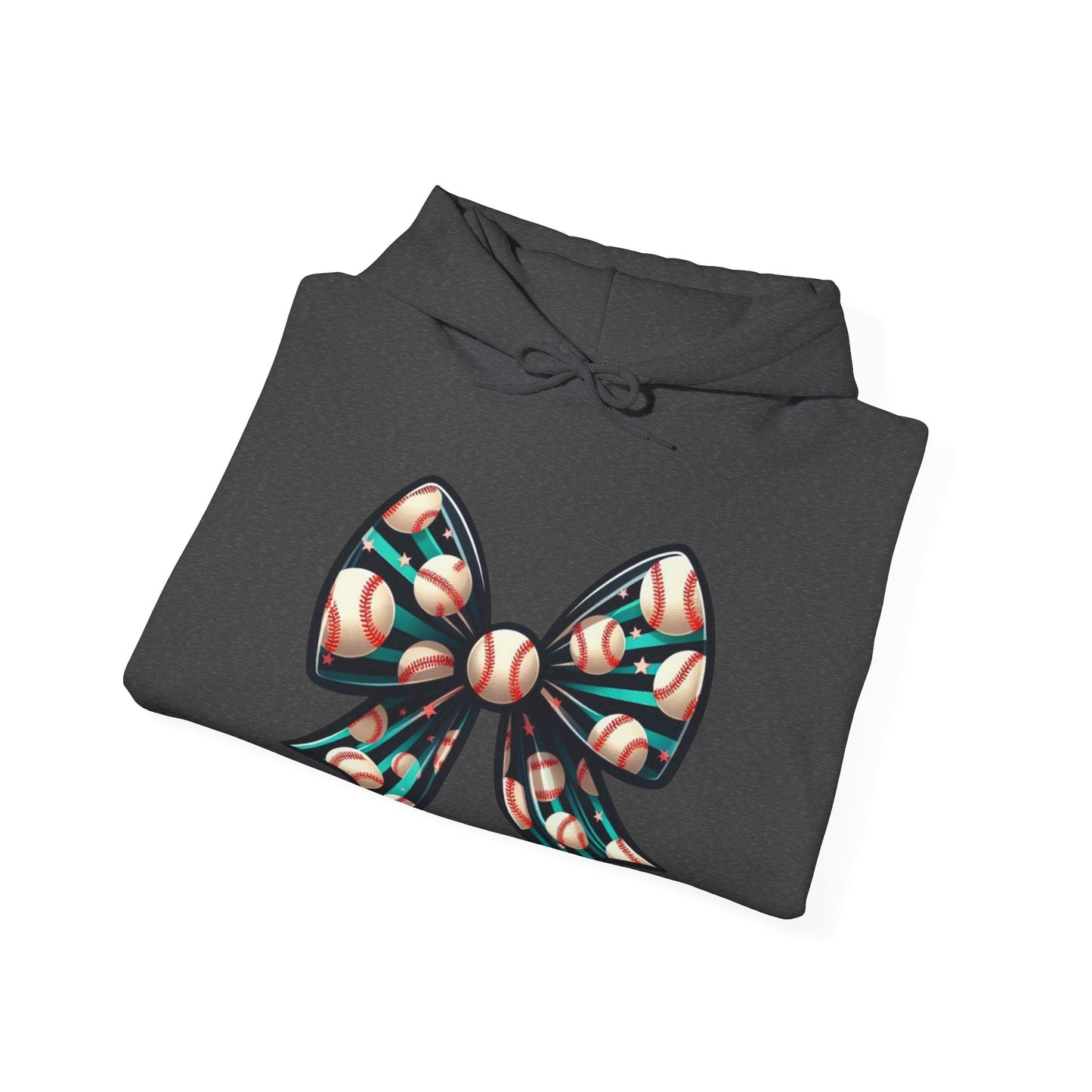 Baseball Prize Bow Hooded Sweatshirt