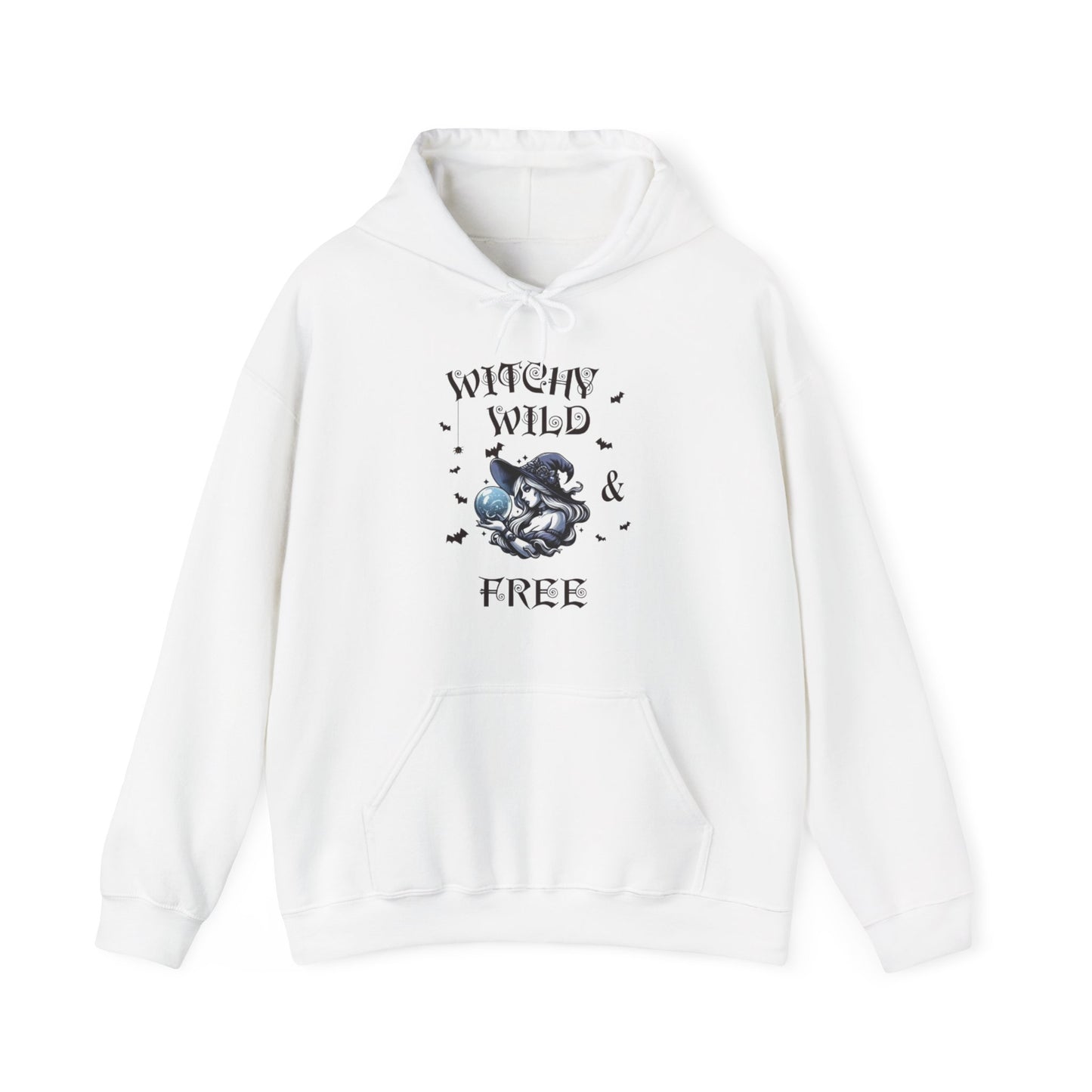 Witchy Wild & Free w/ Crystal Ball Hooded Sweatshirt