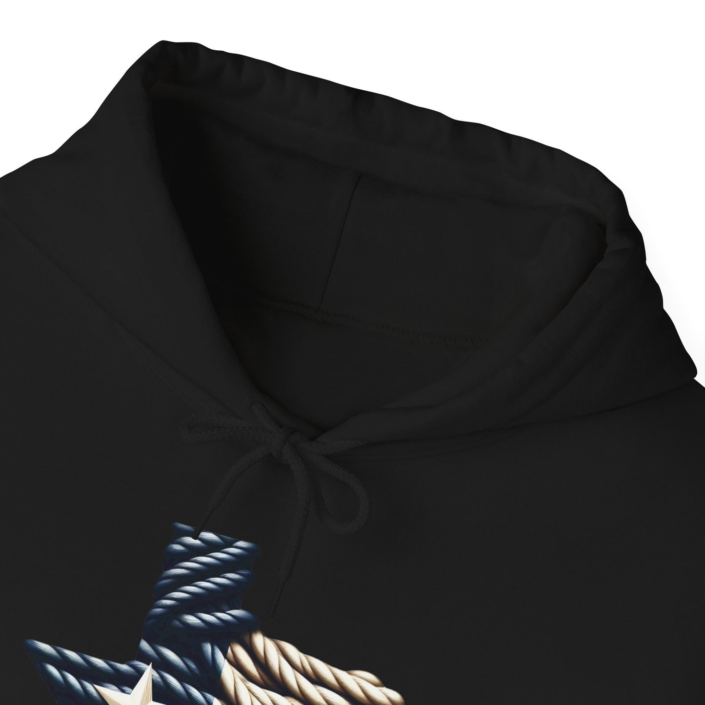 Texas Flag Rope Style Hooded Sweatshirt