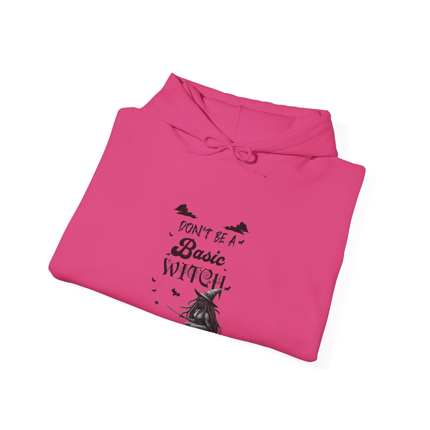 Not Your Basic Flying Witch w/ Wild Locs Hooded Sweatshirt