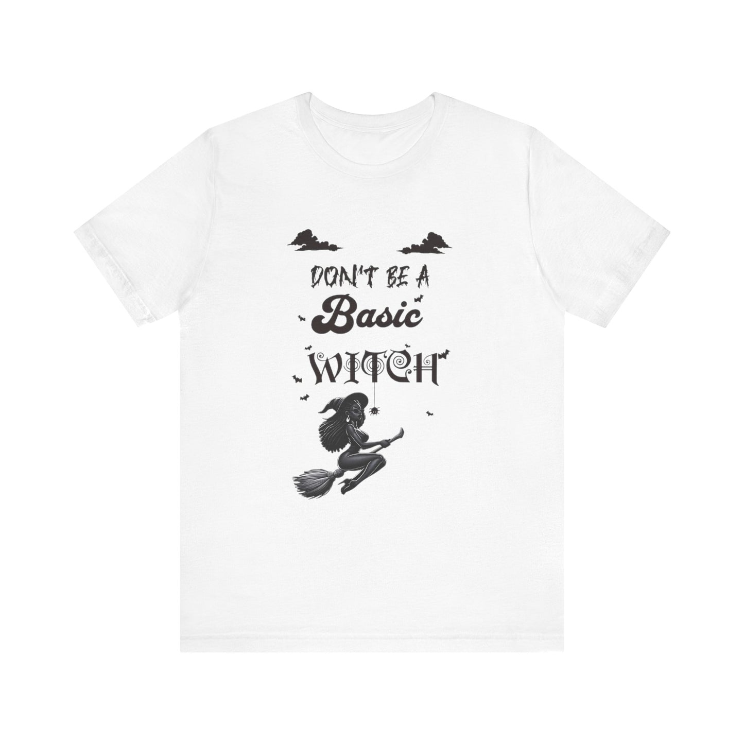 Not Your Basic Flying Witch Short Sleeve Shirt