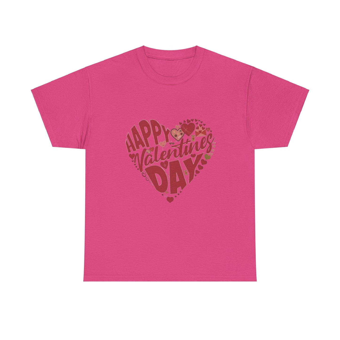 Happy Valentine's Day in a Heart SS Shirt