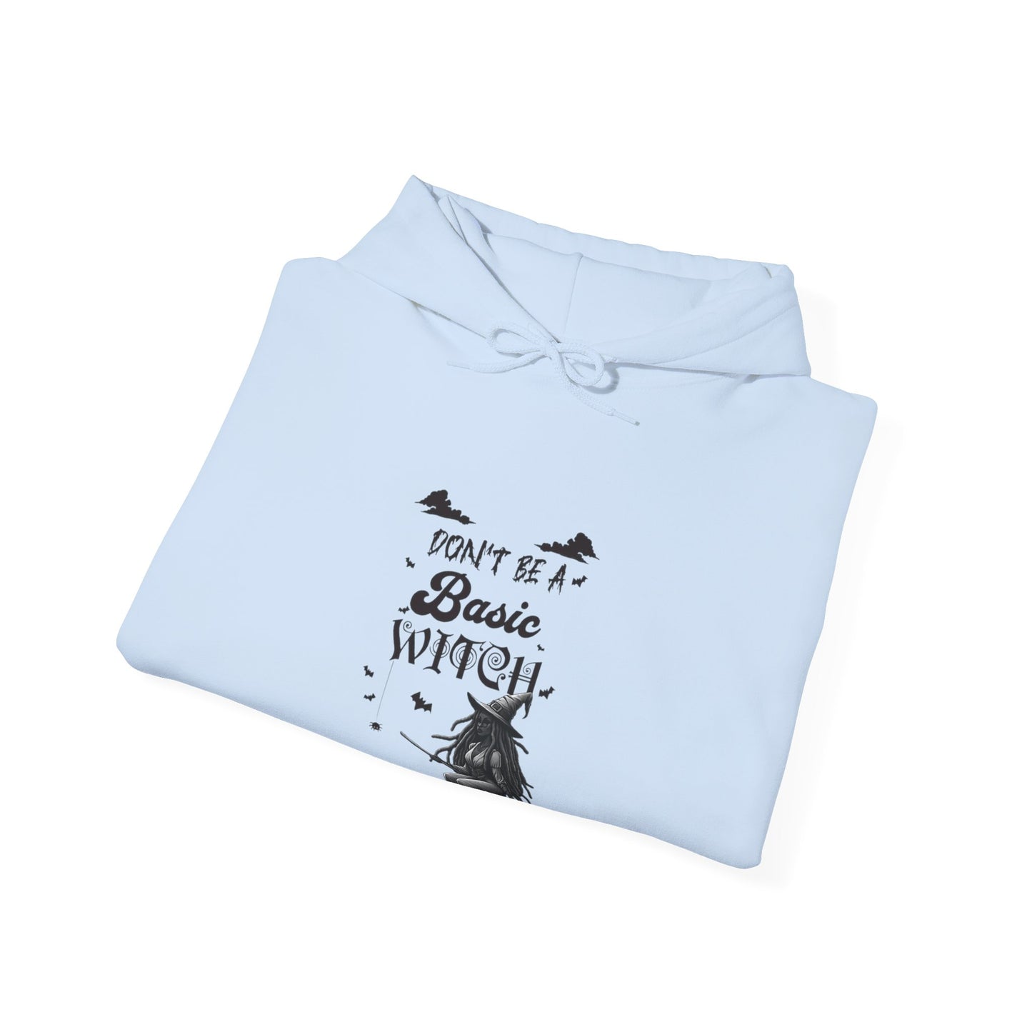 Not Your Basic Flying Witch w/ Wild Locs Hooded Sweatshirt