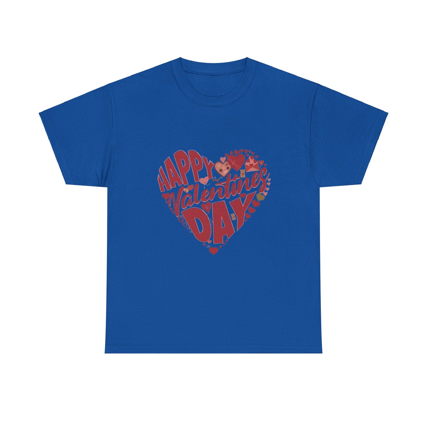 Happy Valentine's Day in a Heart SS Shirt