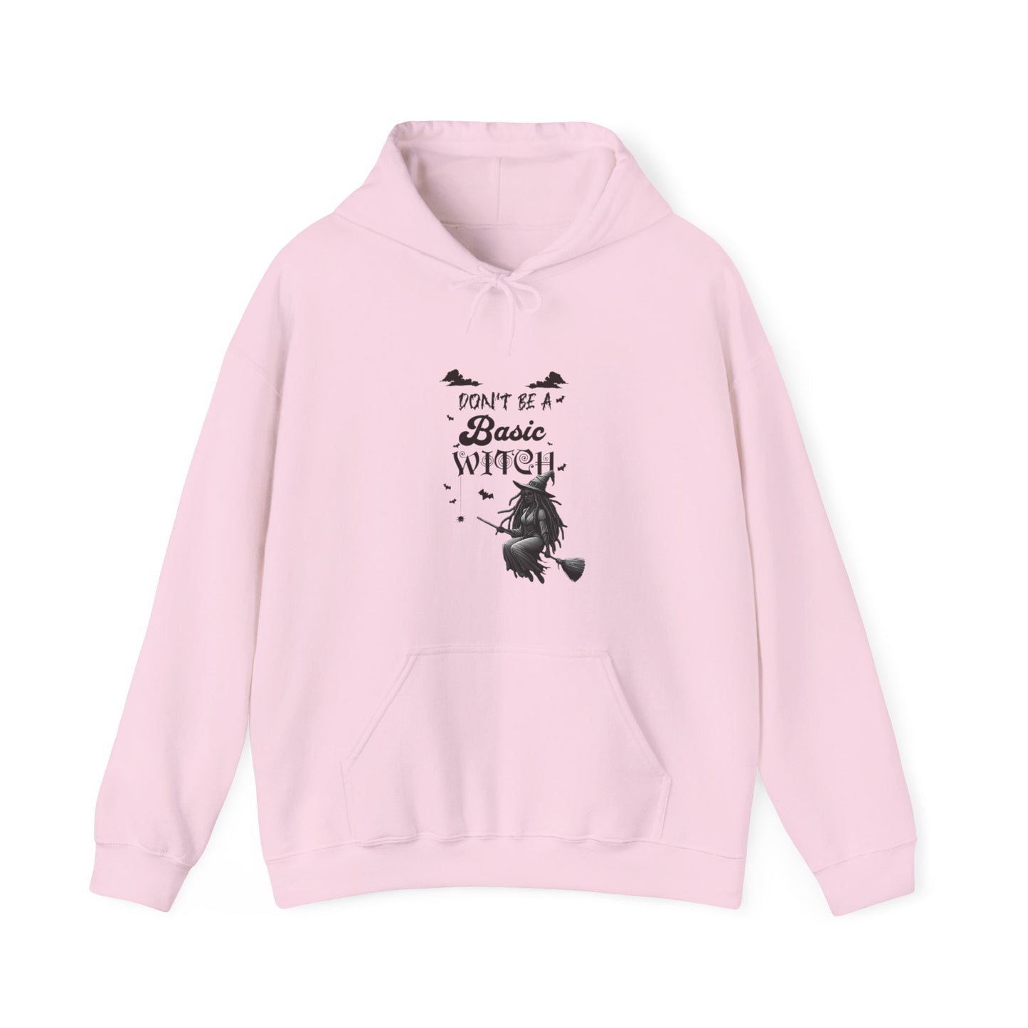 Not Your Basic Flying Witch w/ Wild Locs Hooded Sweatshirt
