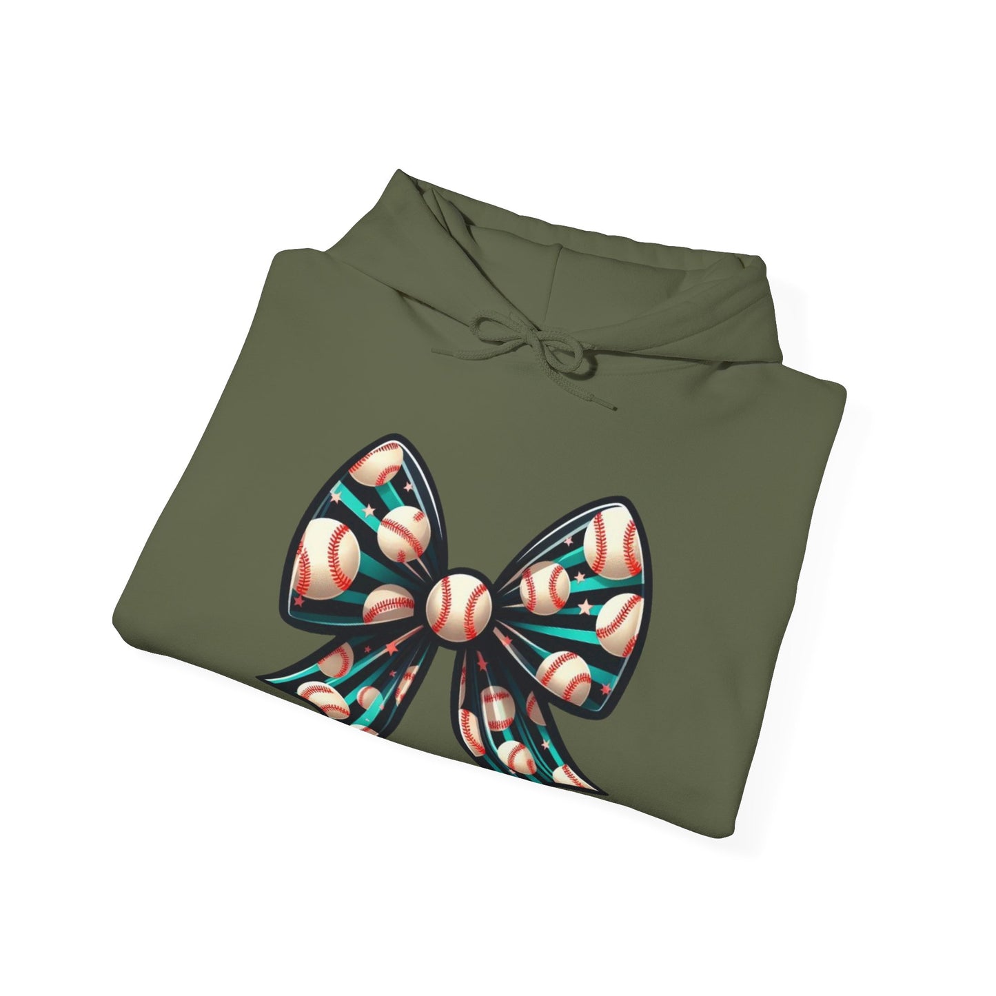 Baseball Prize Bow Hooded Sweatshirt