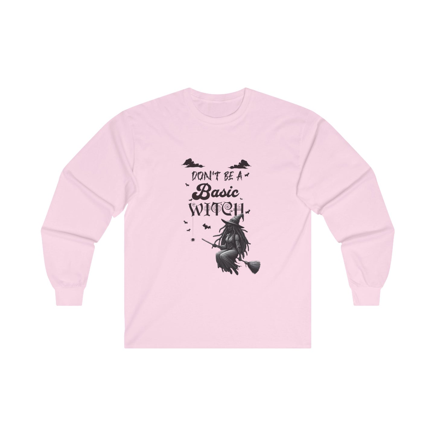 Not Your Basic Flying Witch Long Sleeve Shirt