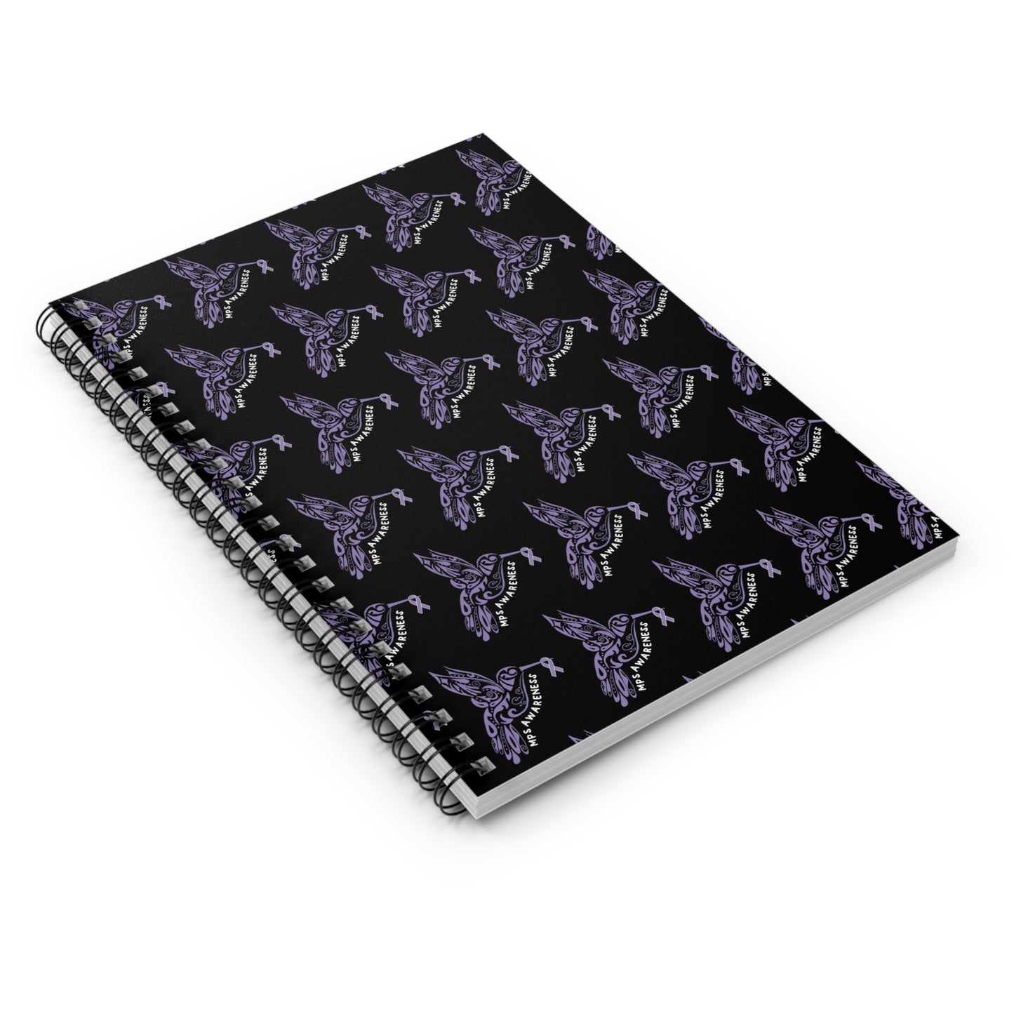 Hummingbird MPS Awareness Spiral Notebook - Ruled Line