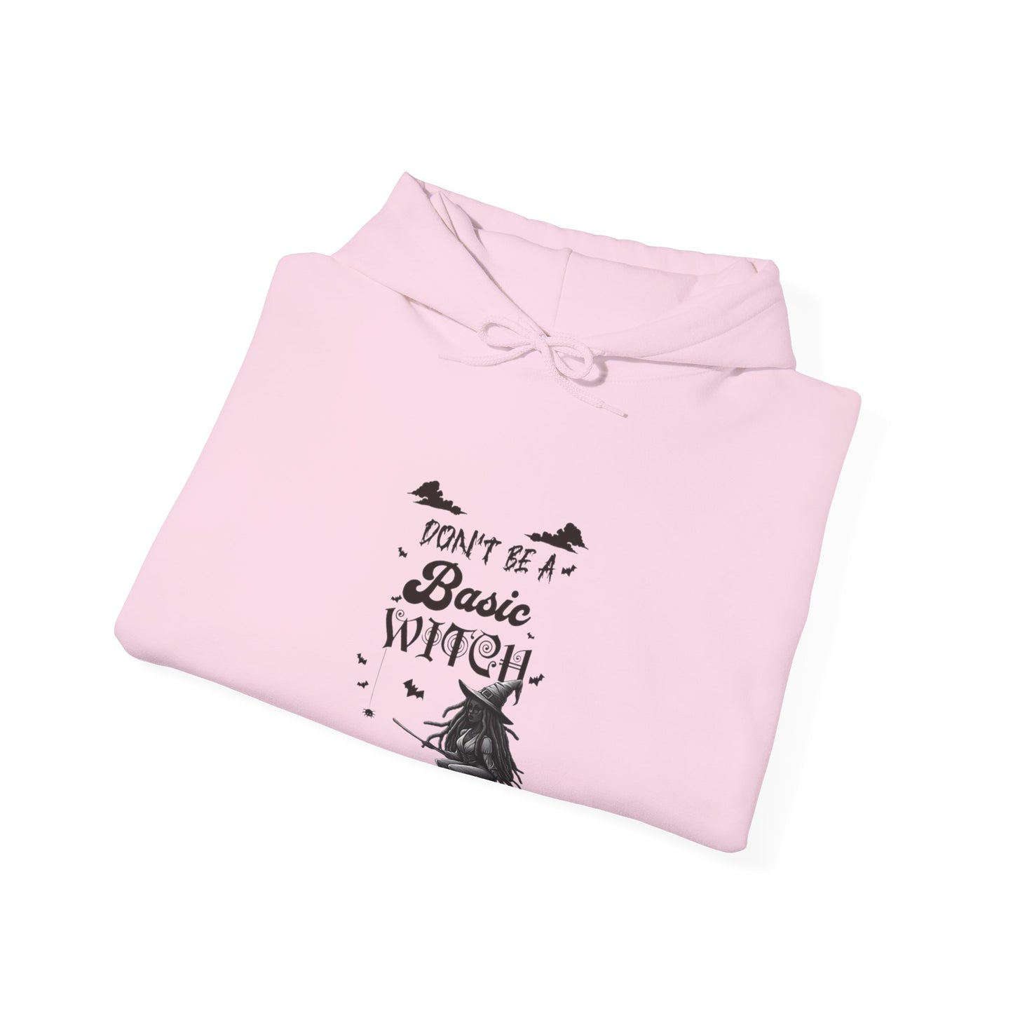 Not Your Basic Flying Witch w/ Wild Locs Hooded Sweatshirt