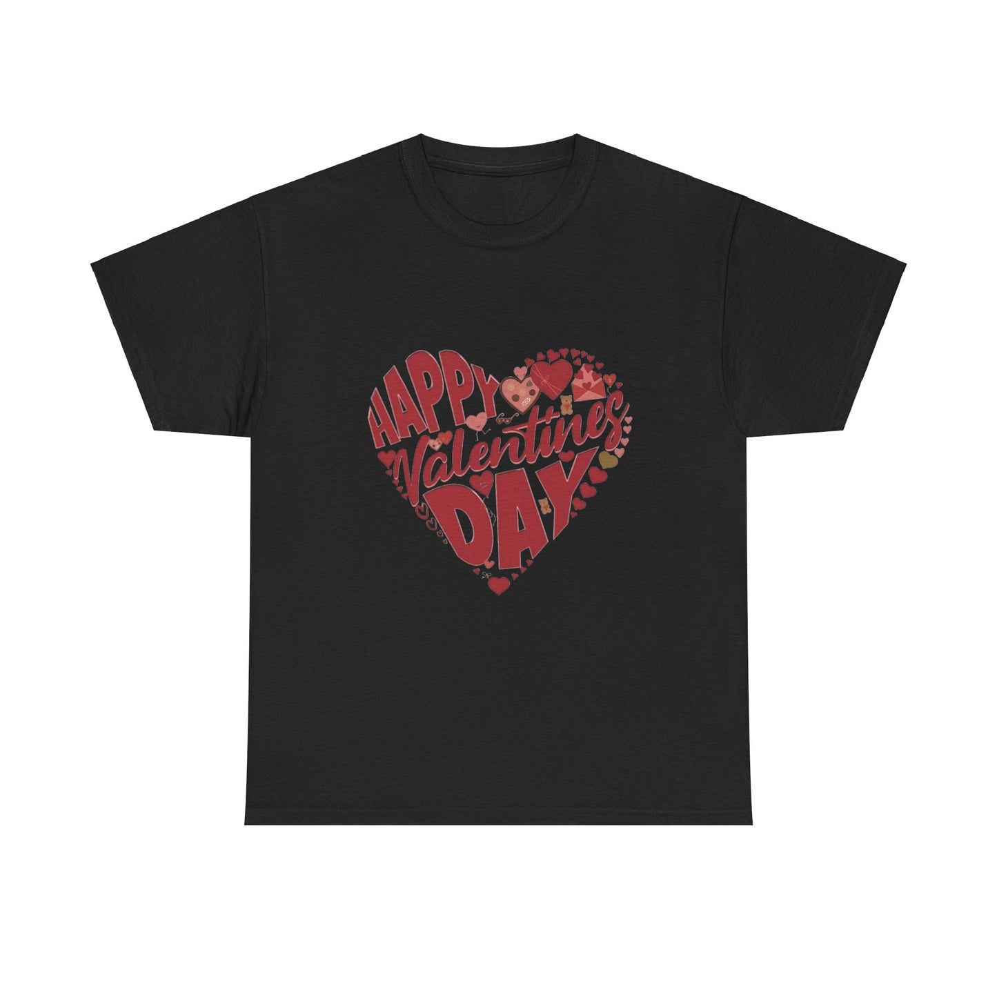 Happy Valentine's Day in a Heart SS Shirt