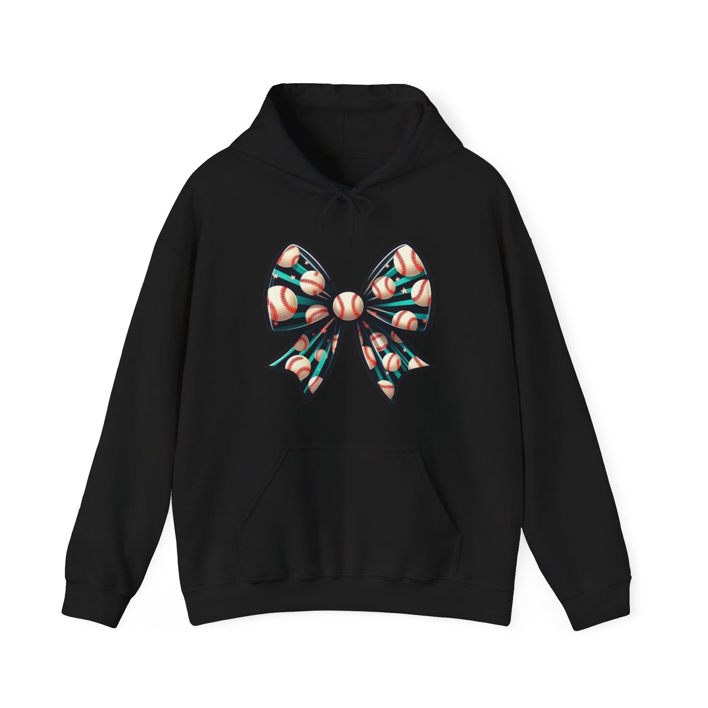 Baseball Prize Bow Hooded Sweatshirt