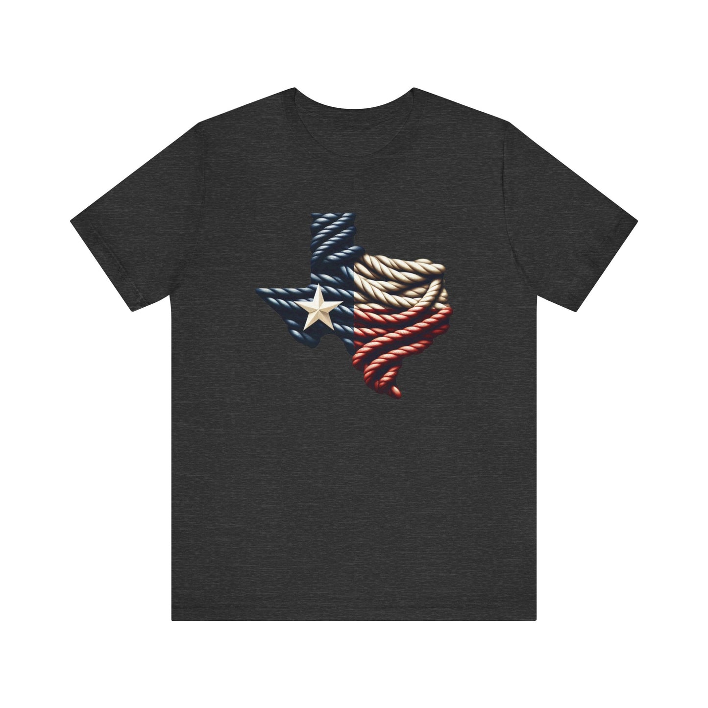 Texas Flag Rope Style Short Sleeve Shirt