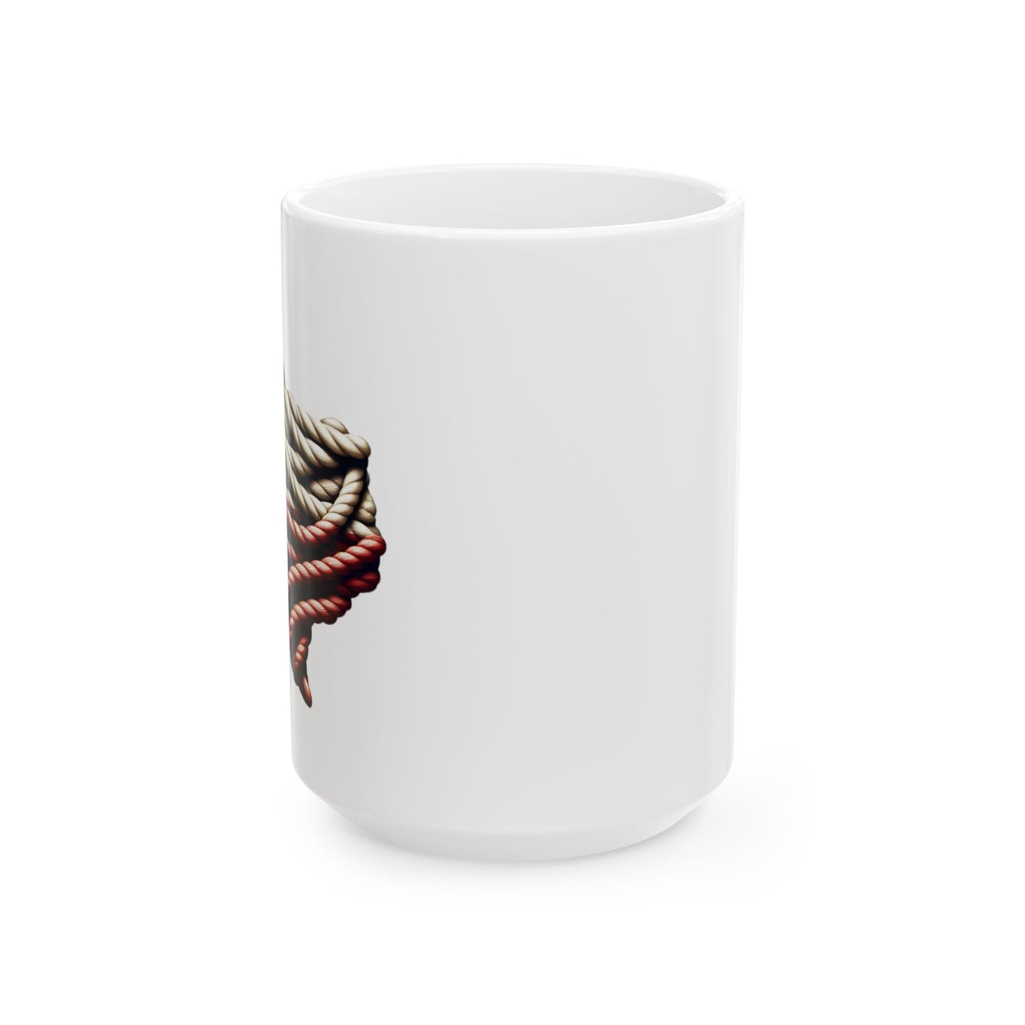 Texas Flag Rope Style Ceramic Mug (11oz & 15oz)