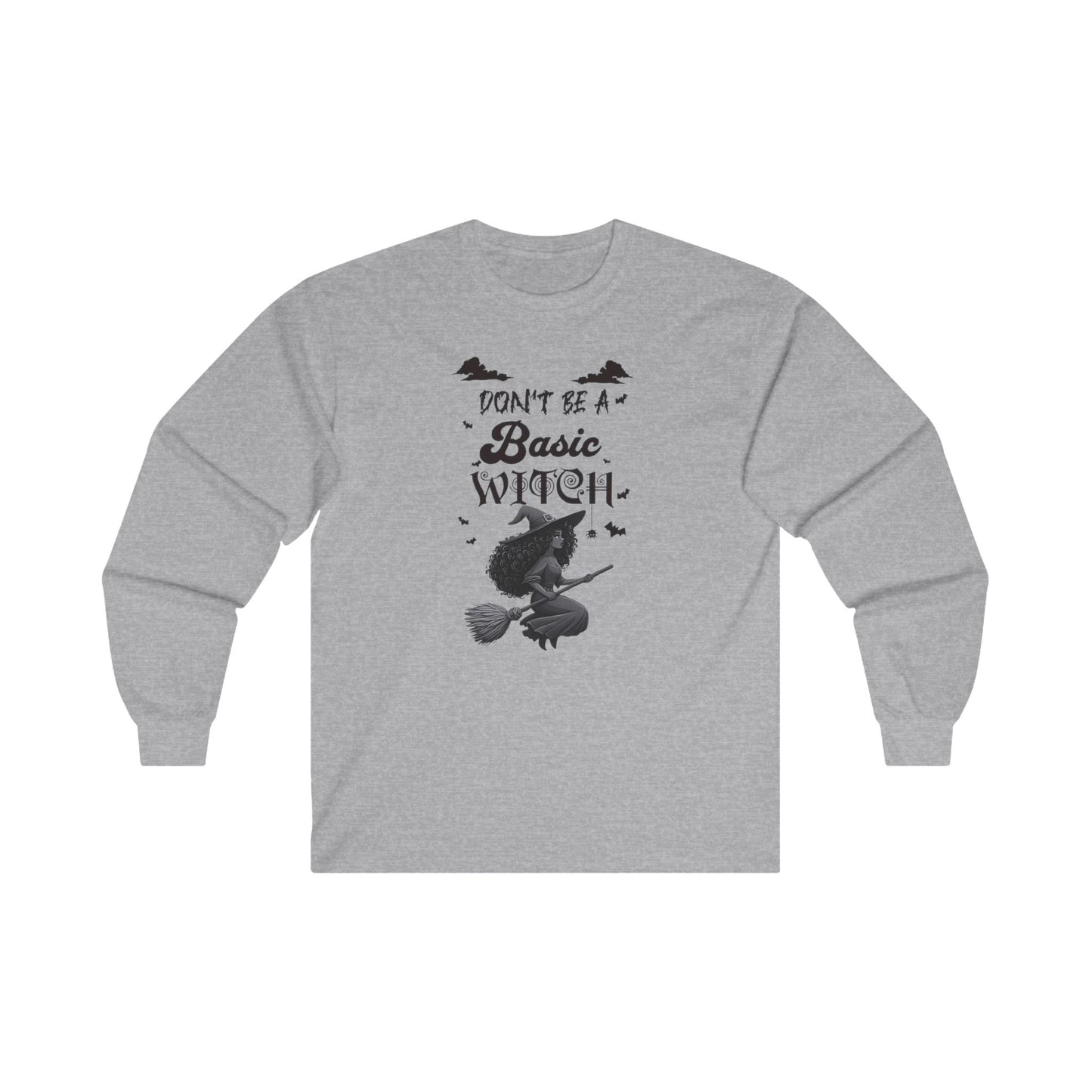Not Your Basic Flying Witch Long Sleeve Shirt