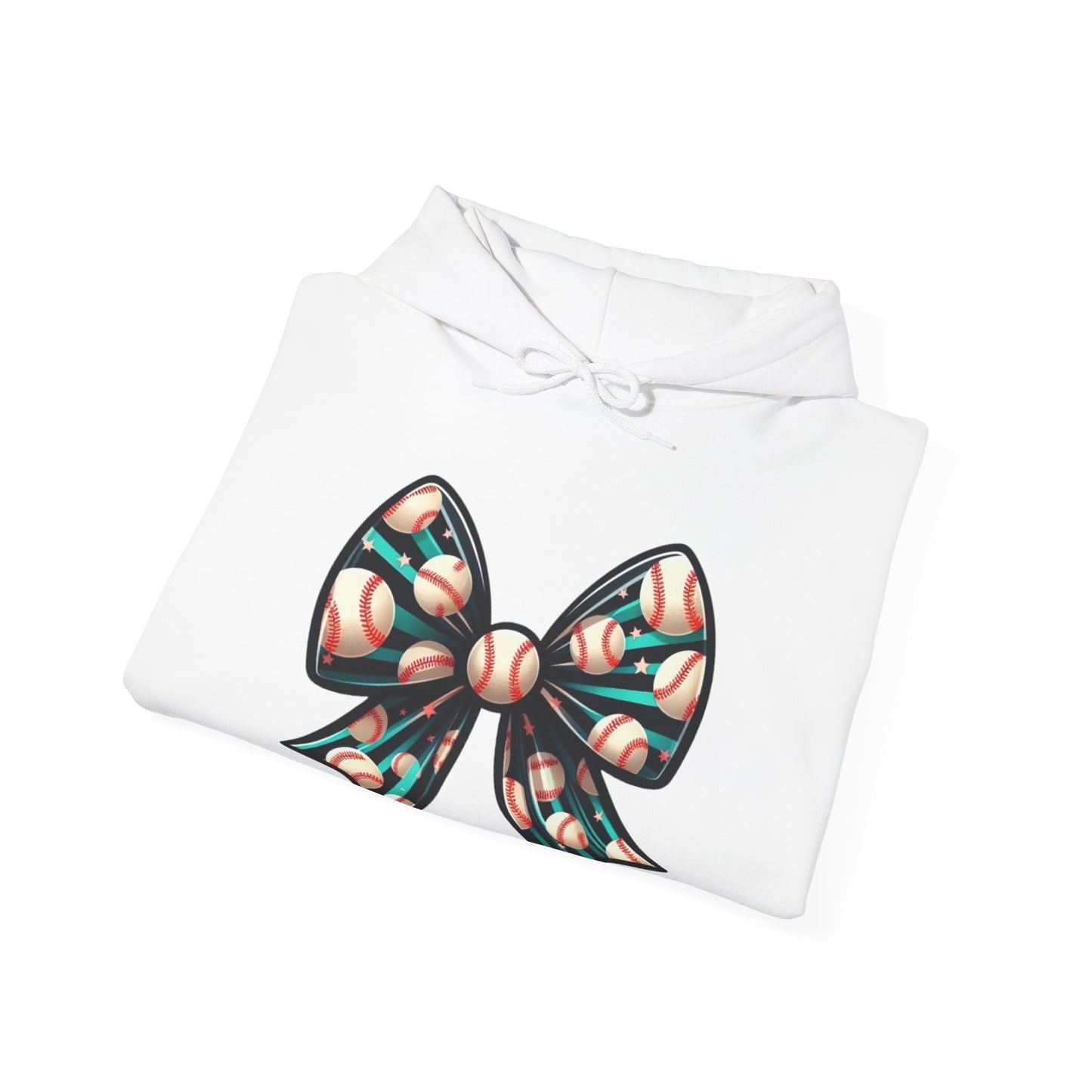 Baseball Prize Bow Hooded Sweatshirt