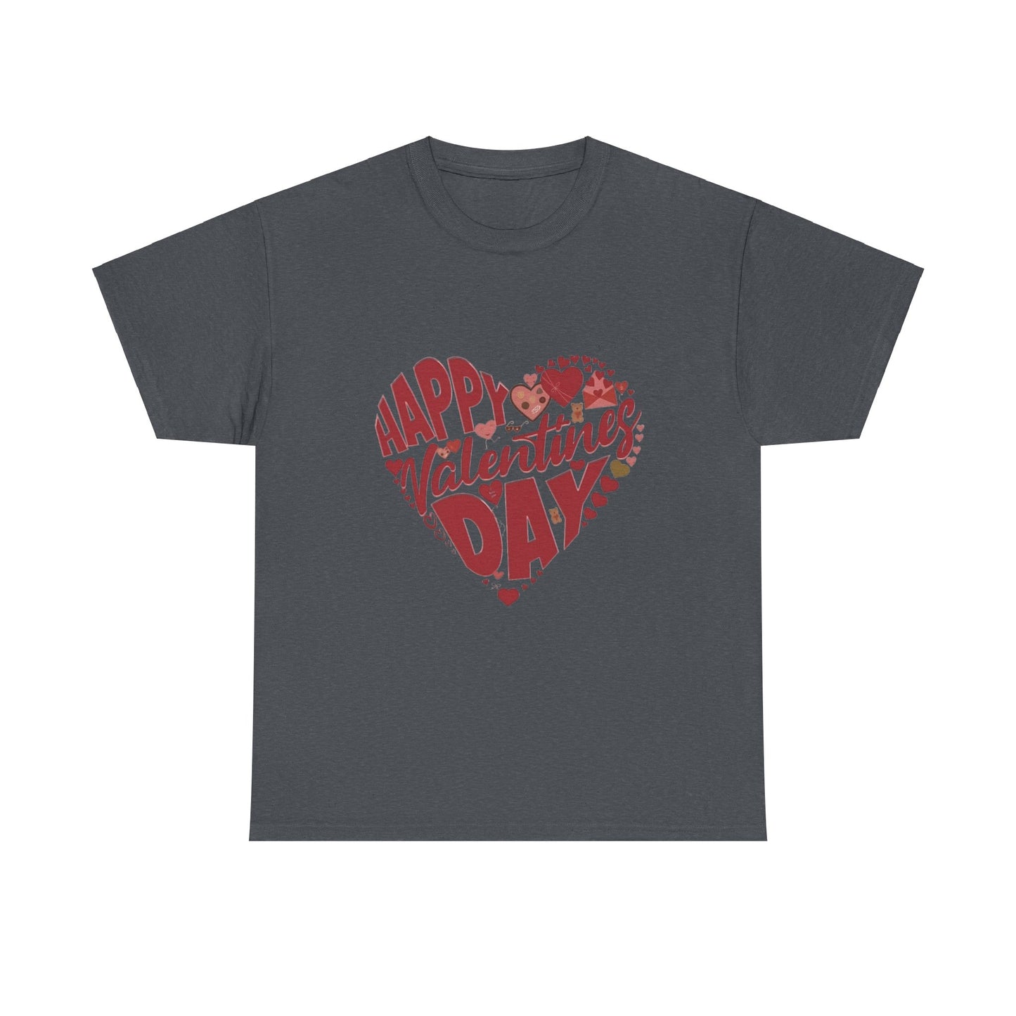 Happy Valentine's Day in a Heart SS Shirt