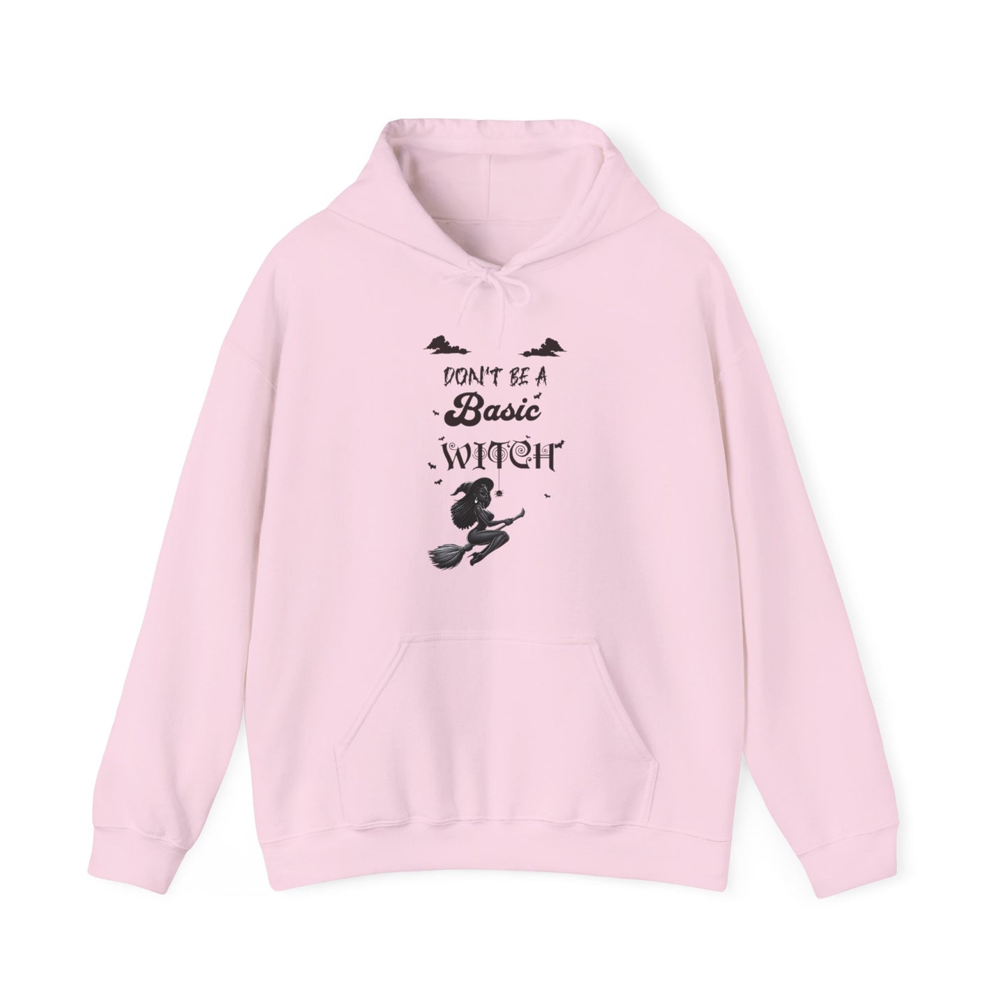 Not Your Basic Flying Witch w/ Tied Up Locs Hooded Sweatshirt