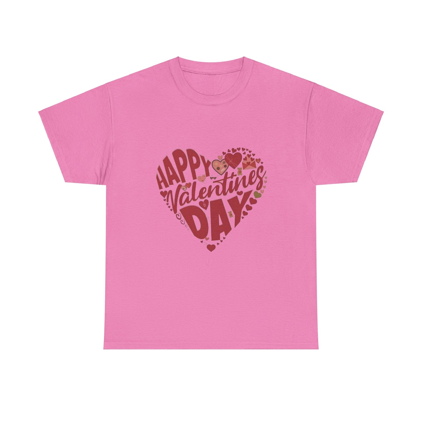 Happy Valentine's Day in a Heart SS Shirt