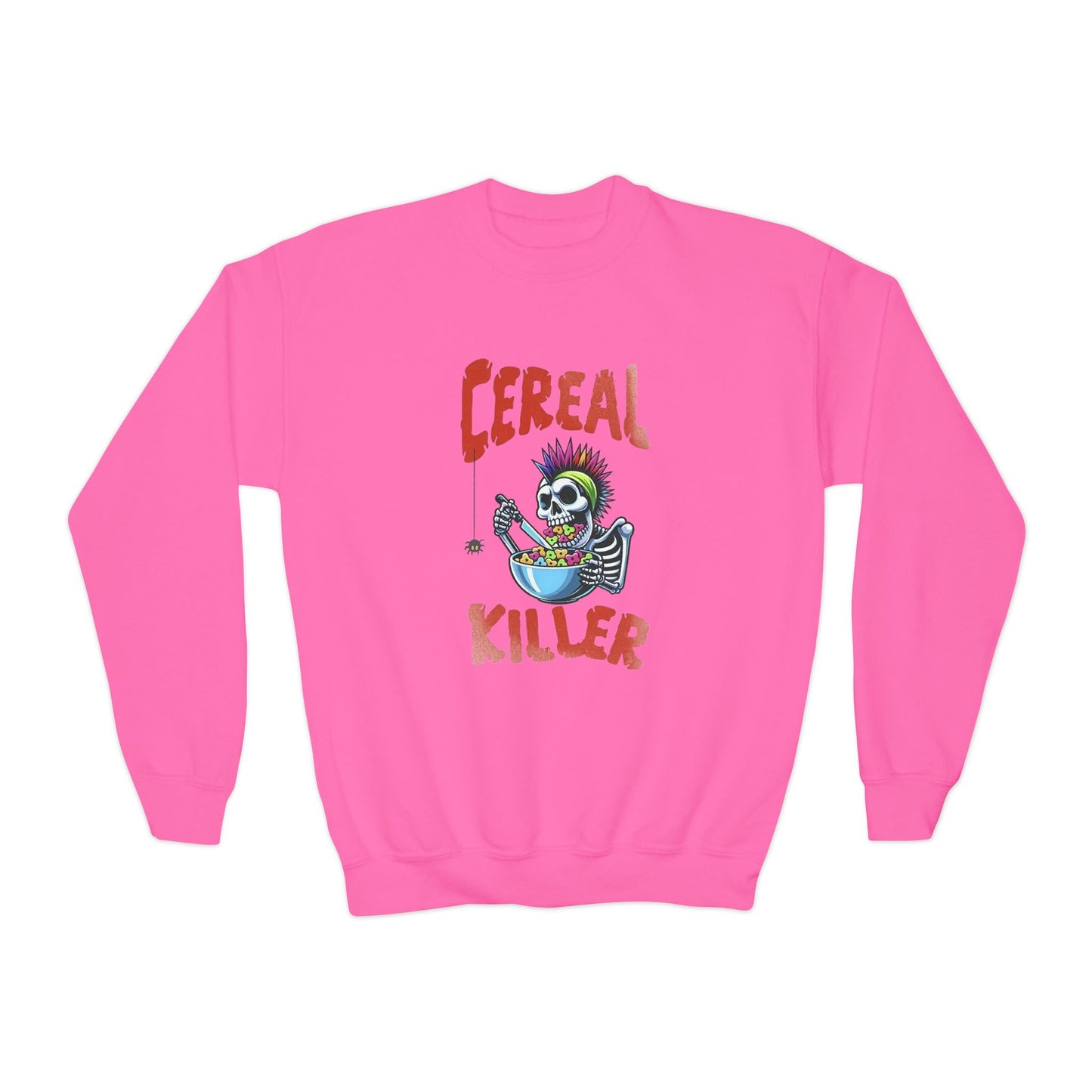 Skeleton Cereal Killer Kids Sweatshirt