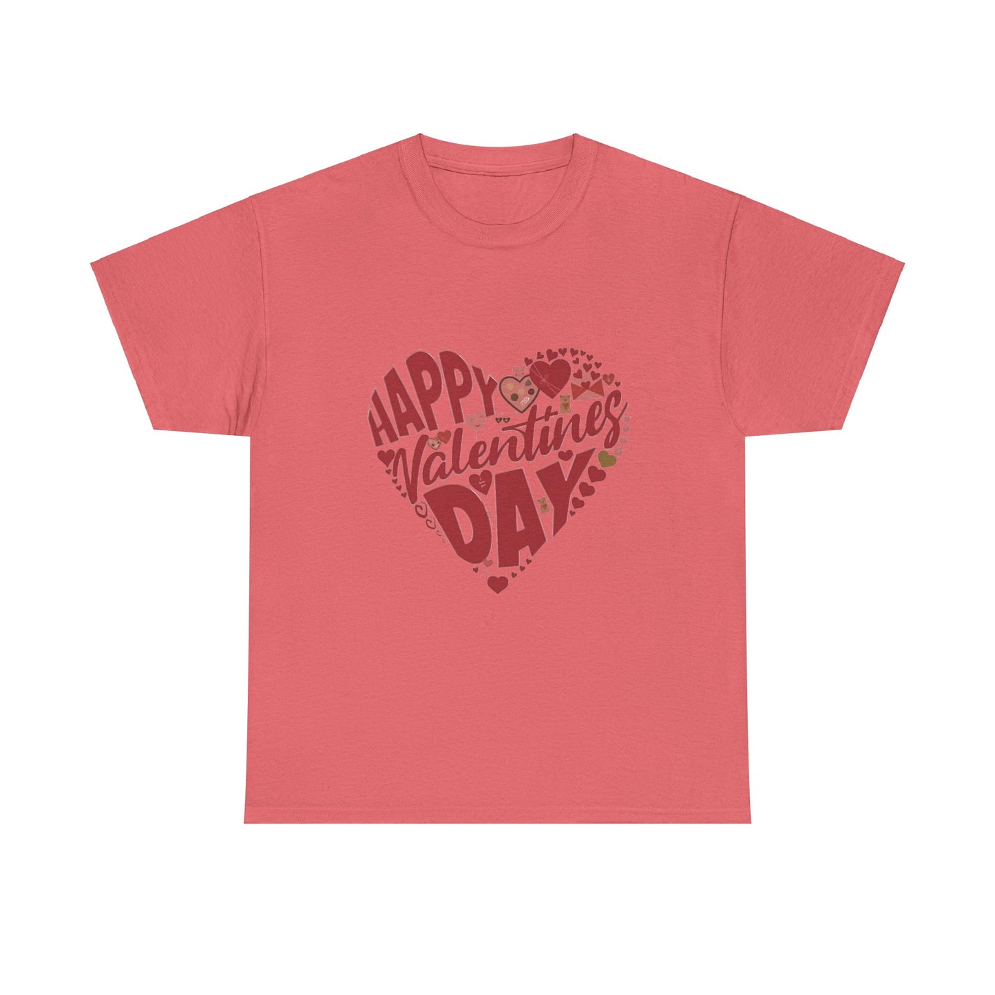 Happy Valentine's Day in a Heart SS Shirt