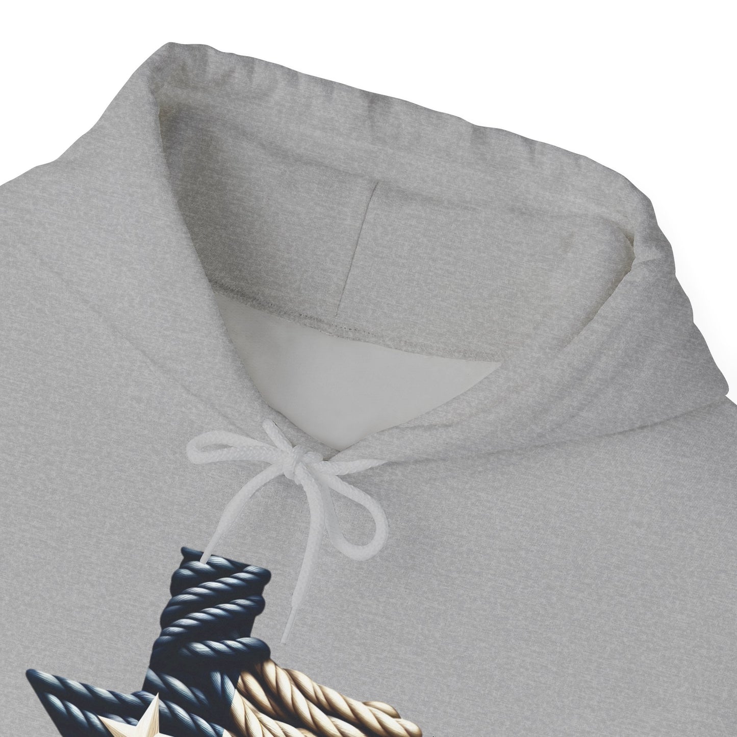 Texas Flag Rope Style Hooded Sweatshirt