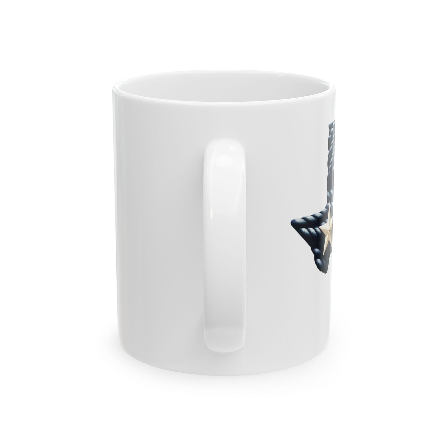 Texas Flag Rope Style Ceramic Mug (11oz & 15oz)