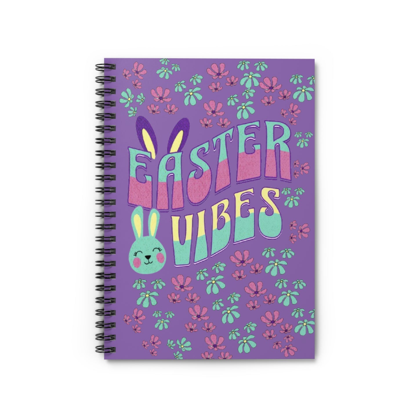 Easter Vibes Spiral Notebook - Ruled Line