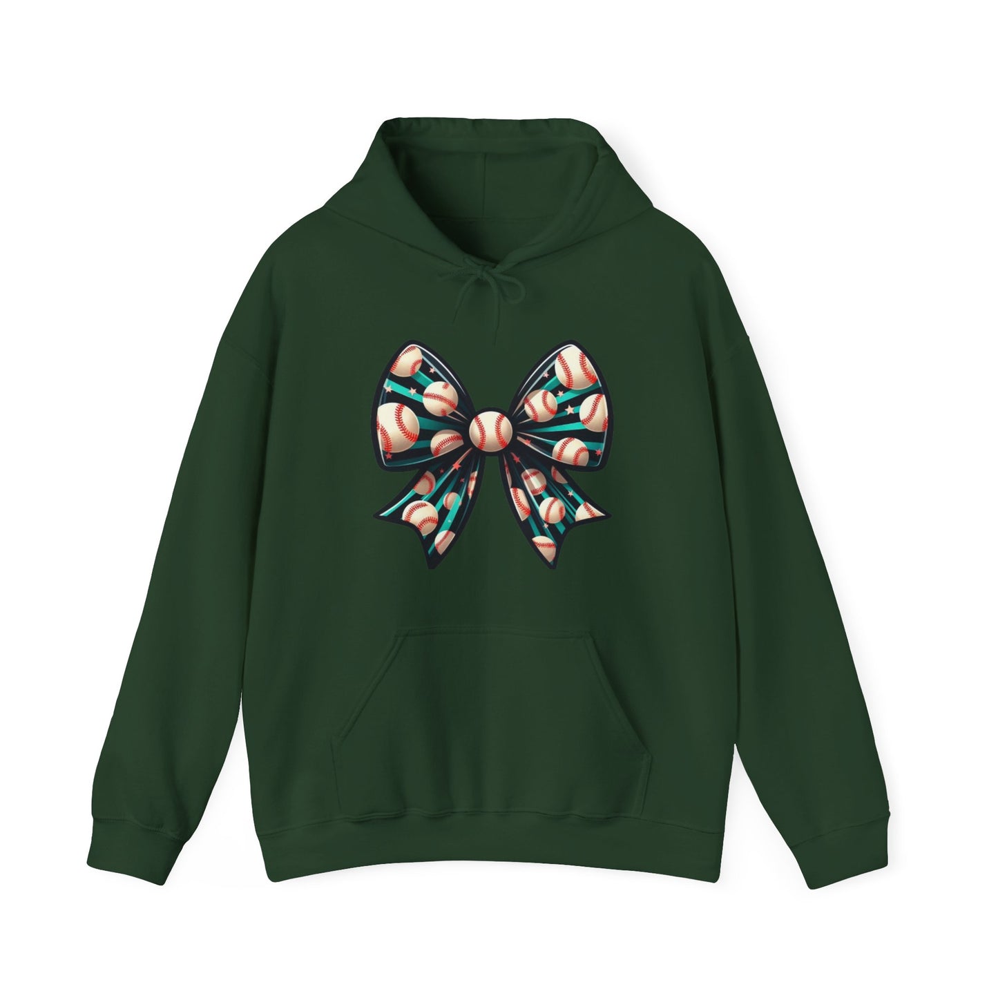 Baseball Prize Bow Hooded Sweatshirt