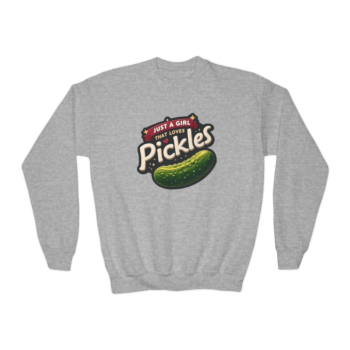Just A Girl That Loves Pickles Kids Sweatshirt