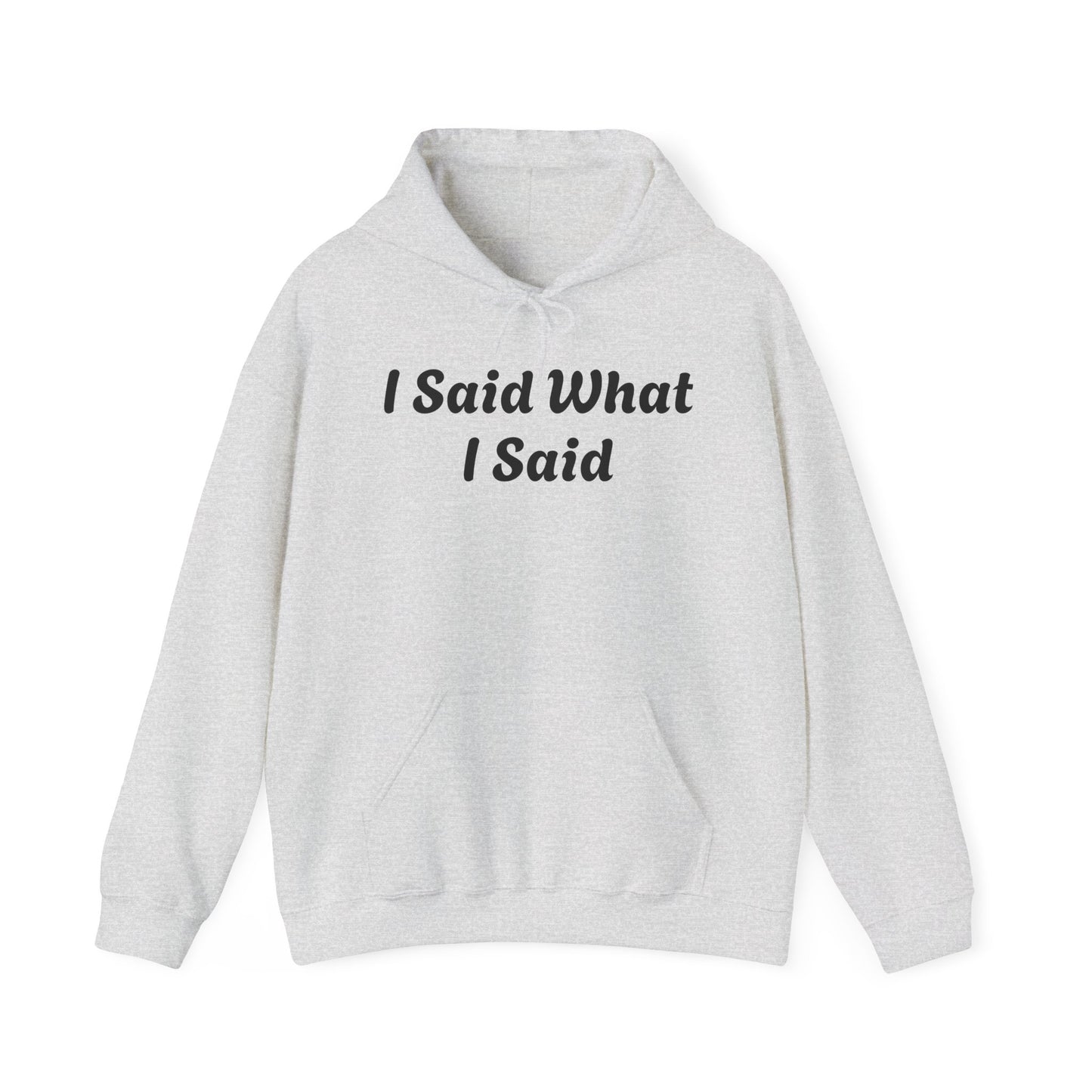 I Said What I Said Hooded Sweatshirt