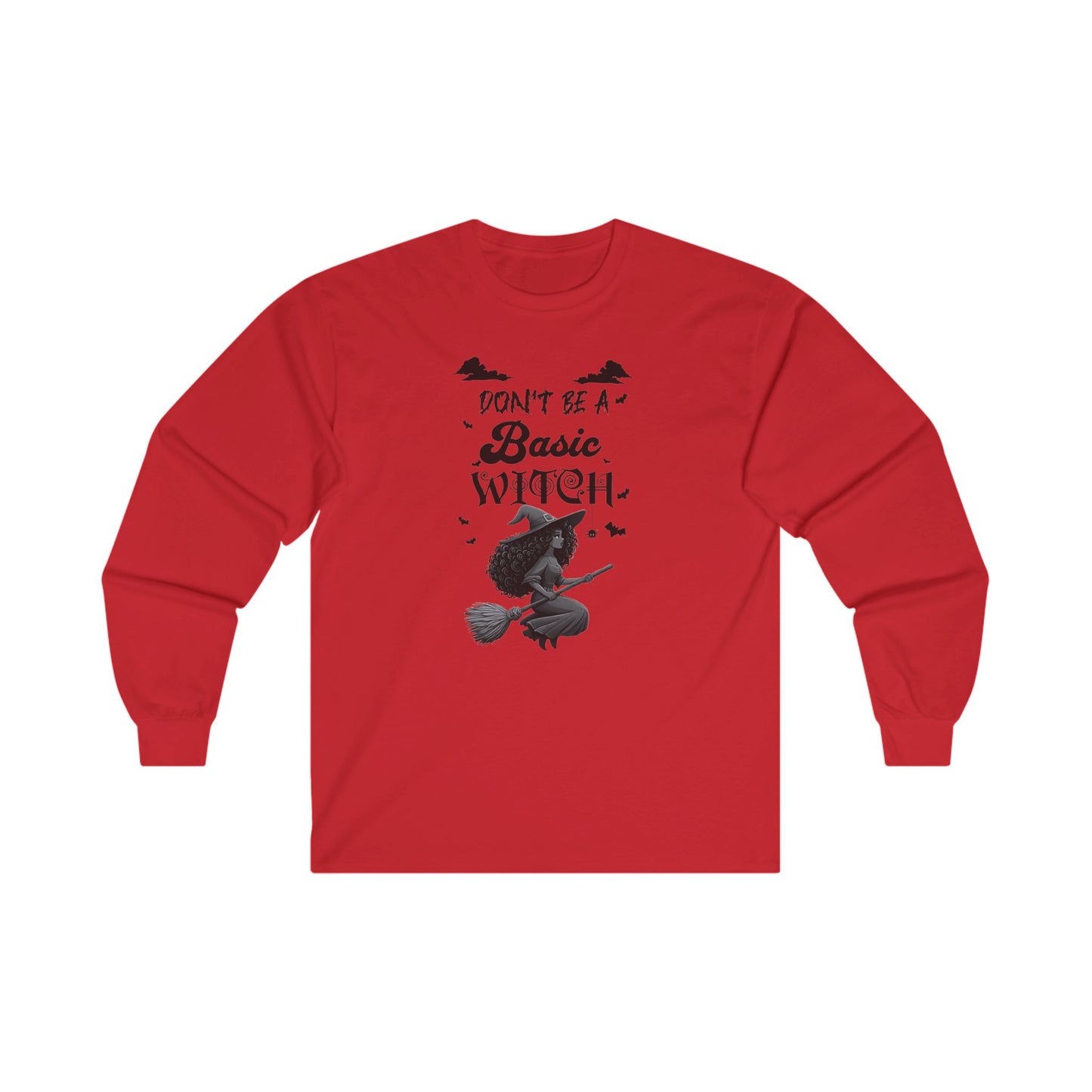 Not Your Basic Flying Witch Long Sleeve Shirt