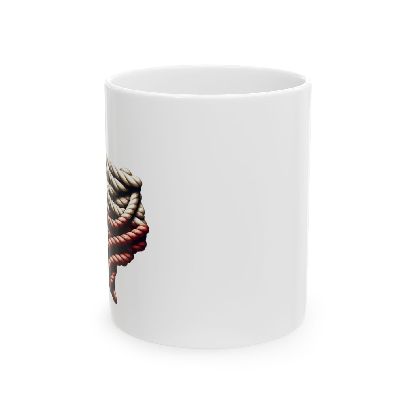 Texas Flag Rope Style Ceramic Mug (11oz & 15oz)