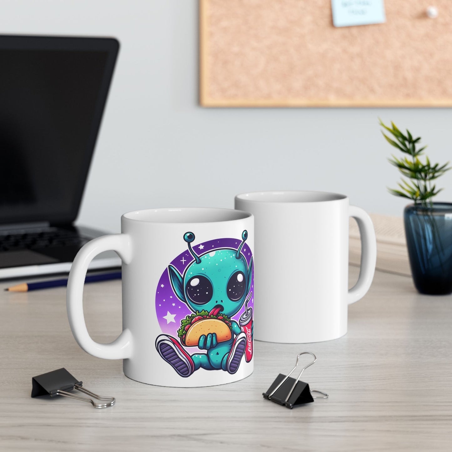 Extraterrestrial Taco Tuesday Ceramic Mug (11oz & 15oz)