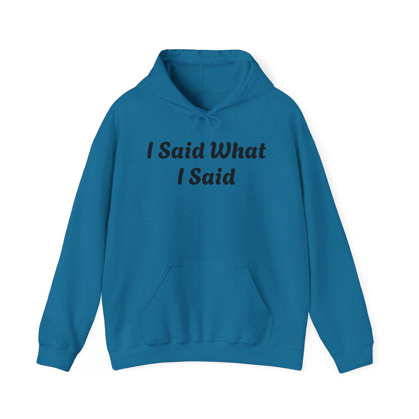 I Said What I Said Hooded Sweatshirt