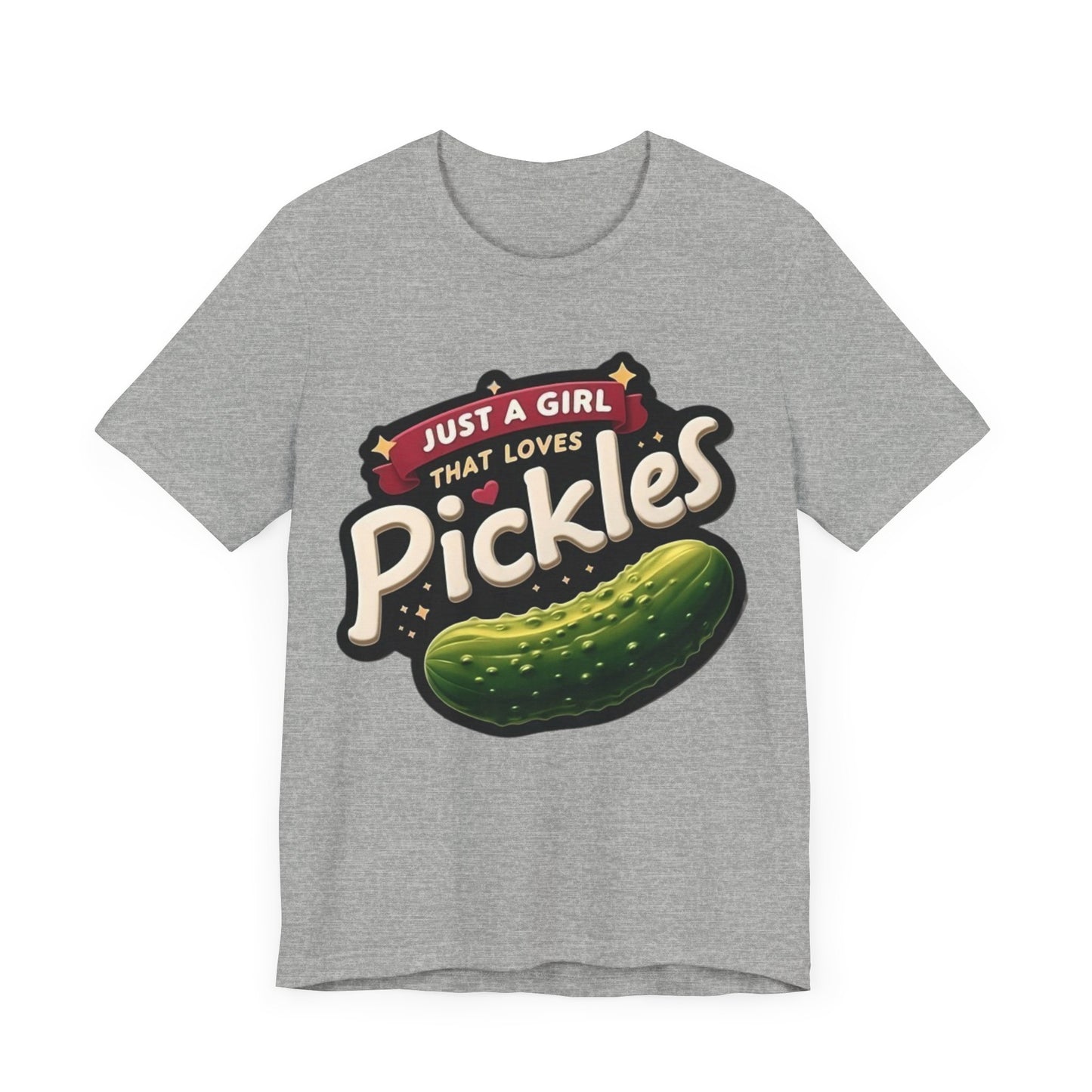 Just A Girl That Loves Pickles Short Sleeve Shirt