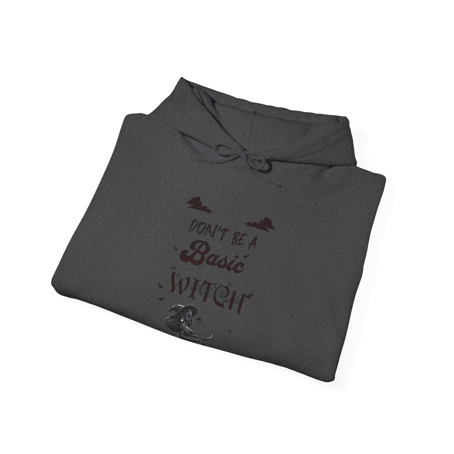 Not Your Basic Flying Witch w/ Tied Up Locs Hooded Sweatshirt