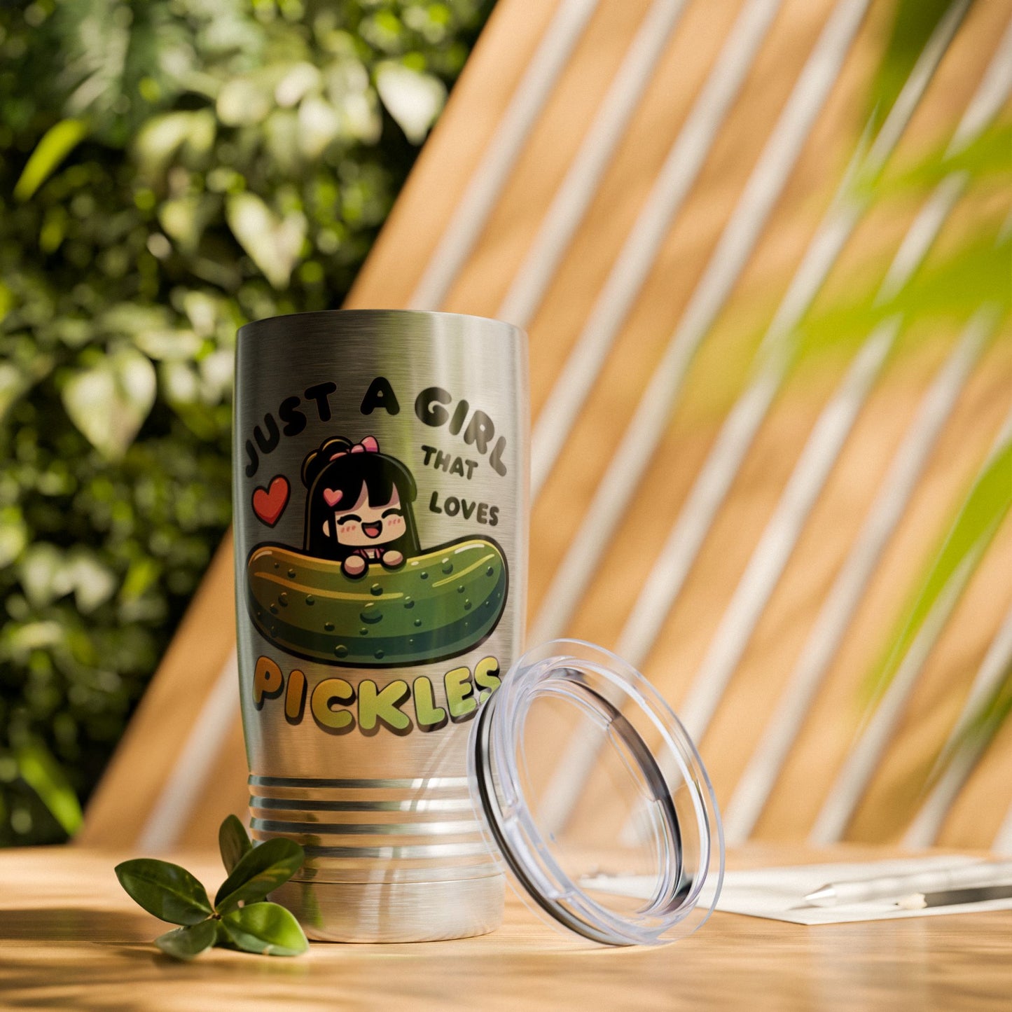 Just A Girl That Loves Pickles Stainless Steel Tumbler 20oz