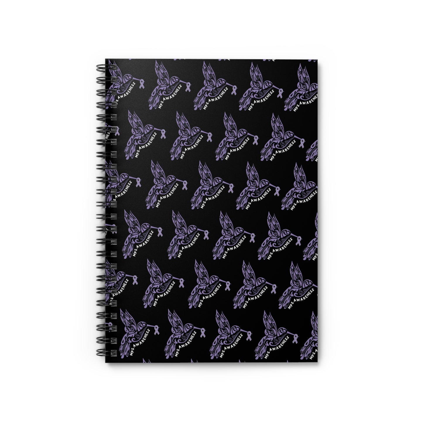 Hummingbird MPS Awareness Spiral Notebook - Ruled Line
