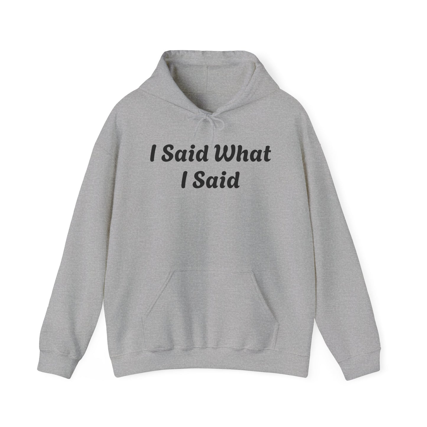 I Said What I Said Hooded Sweatshirt