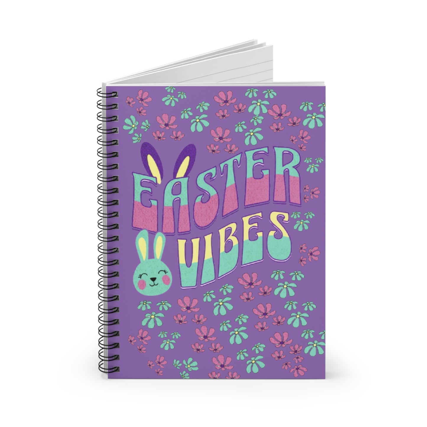 Easter Vibes Spiral Notebook - Ruled Line