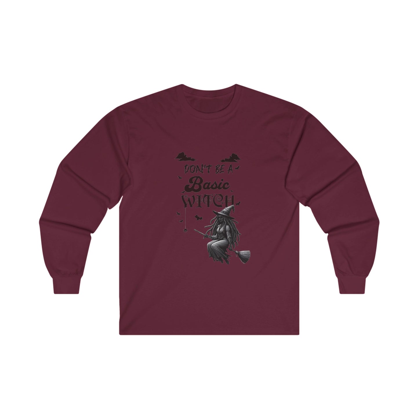 Not Your Basic Flying Witch Long Sleeve Shirt