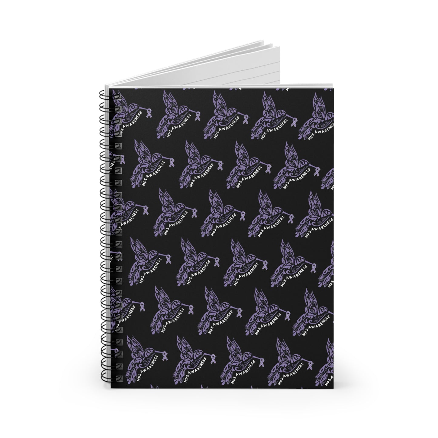 Hummingbird MPS Awareness Spiral Notebook - Ruled Line