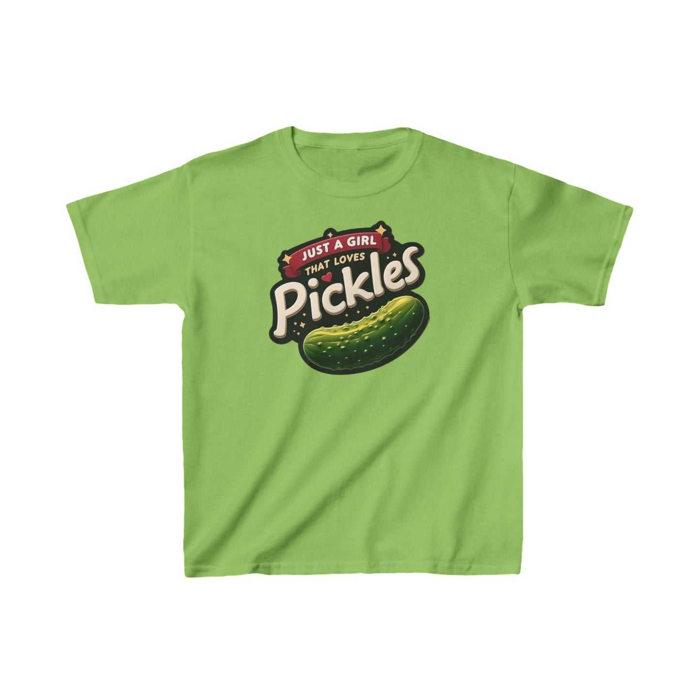 Just A Girl That Loves Pickles Kids Short Sleeve Shirt