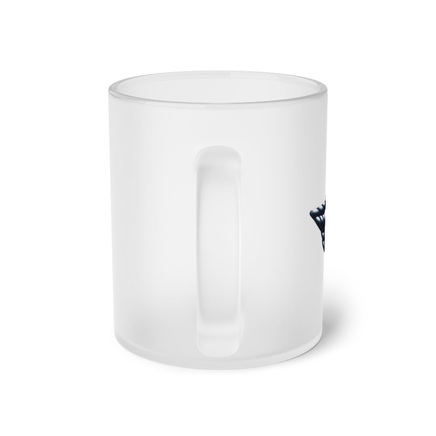 Texas Flag Rope Style Frosted Glass Mug 11oz